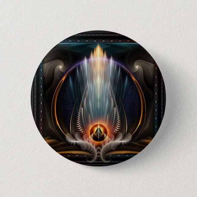 Imperial View Fraktal Art Button (Vorderseite)