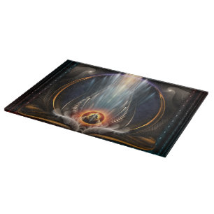 Imperial View Fraktal Art Cutting Board Schneidebrett