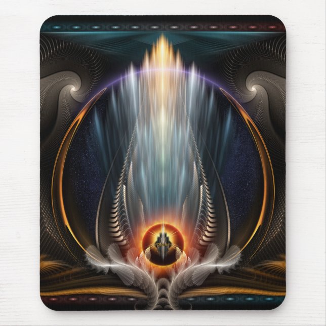 Imperial View Fraktal Art Mousepad (Vorne)