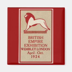 Imperiums-Ausstellungs-Plakat 1924 Magnet