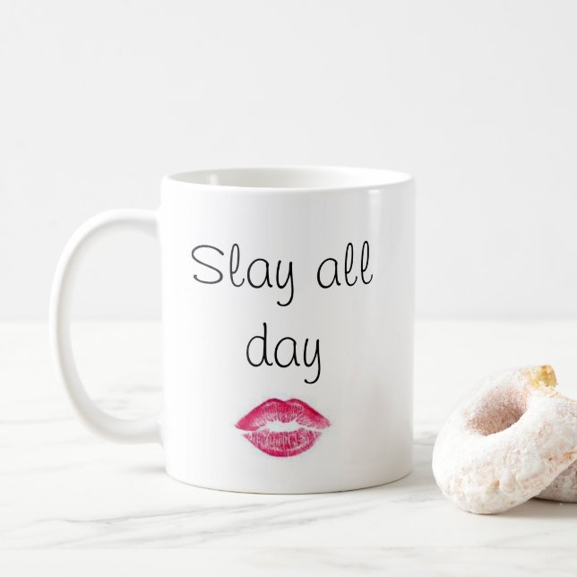 Impertinent massacrez toute la journée la tasse (Avec donut)