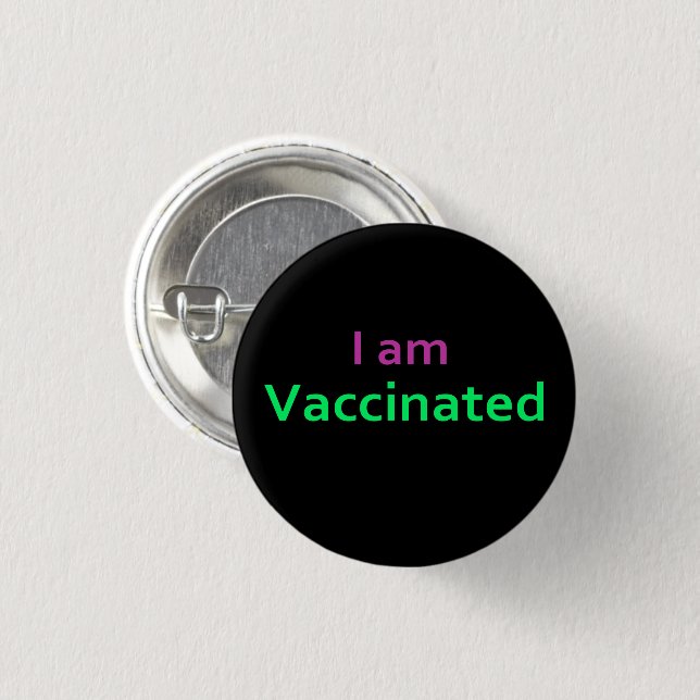 Impfknopf Button (Vorne & Hinten)