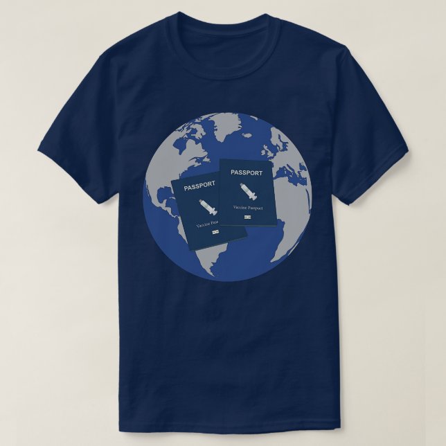 Impfpass T-Shirt (Design vorne)