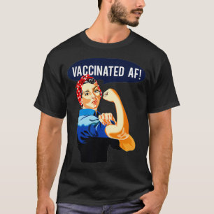 Impfstoff AF Pro Impfstoff Rosie geimpft T-Shirt