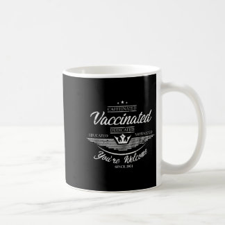 Impfstoff Funny Spaß Grafisches Zitat Vaccina Kaffeetasse