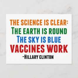 Impfstoffarbeit Postkarte