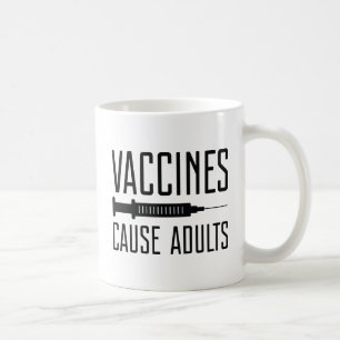 Impfstoffe verursachen Erwachsene Kaffeetasse