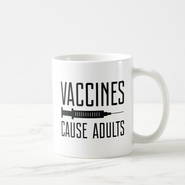 Impfstoffe verursachen Erwachsene Kaffeetasse (Rechts)