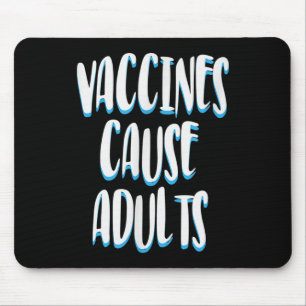Impfte Funny Spaß Grafische Erwachsene Joke Quote Mousepad