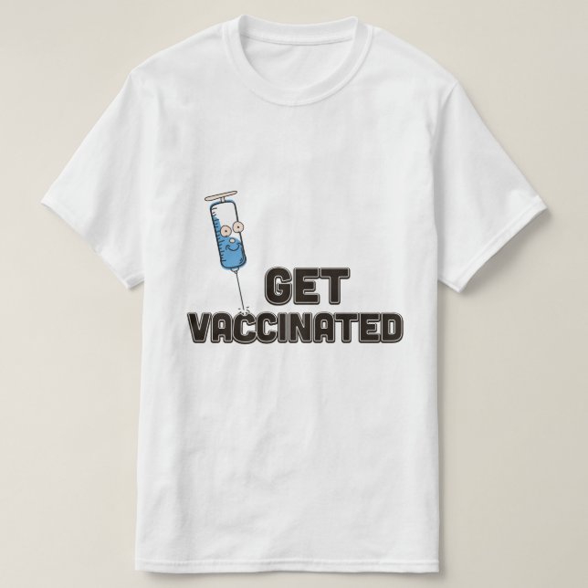 Impfung erhalten T-Shirt (Design vorne)