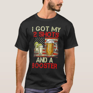 Impfung Ich Got meine zwei Schüsse und ein Auffris T-Shirt