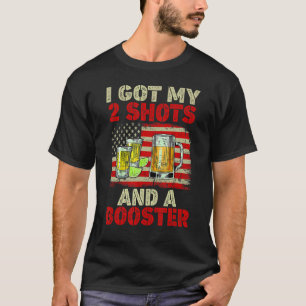 Impfung ich meine zwei Schüsse und eine Auffrischu T-Shirt