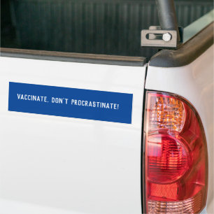 Impfung, nicht aufschieben autoaufkleber