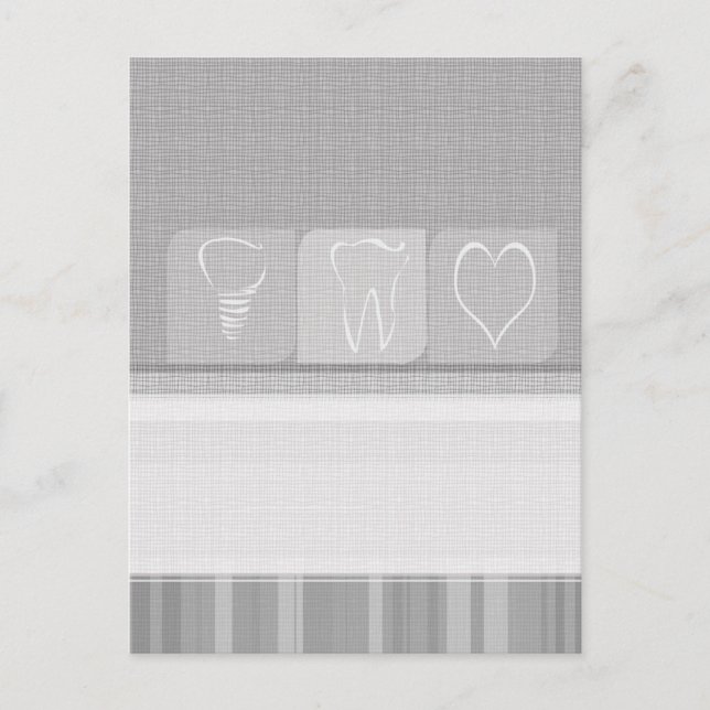 Implant Dentist Geschenke Postkarte (Vorderseite)