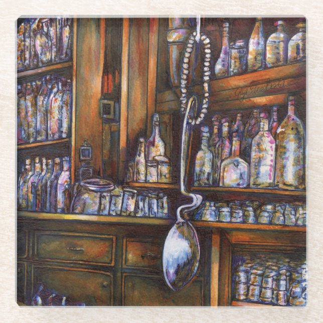 implizit verstanden glasuntersetzer (Vorderseite)