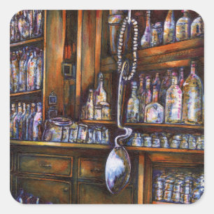 implizit verstanden quadratischer aufkleber