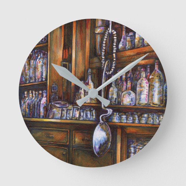 implizit verstanden runde wanduhr (Vorderseite)