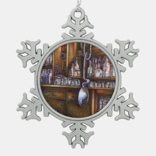 implizit verstanden schneeflocken Zinn-Ornament