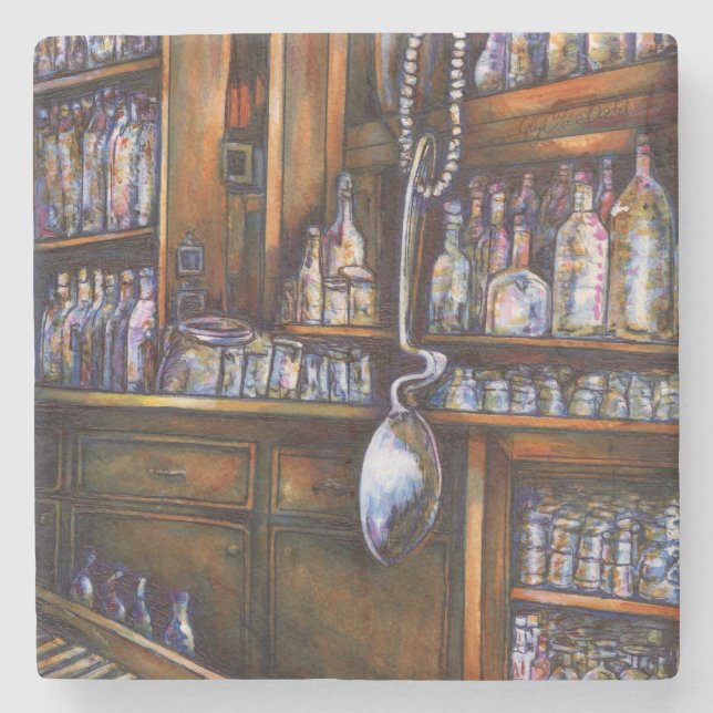 implizit verstanden steinuntersetzer (Vorderseite)