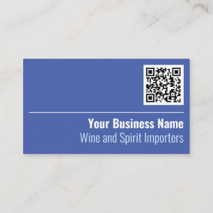 Importateurs de vin et d'esprit QR Code Carte de v