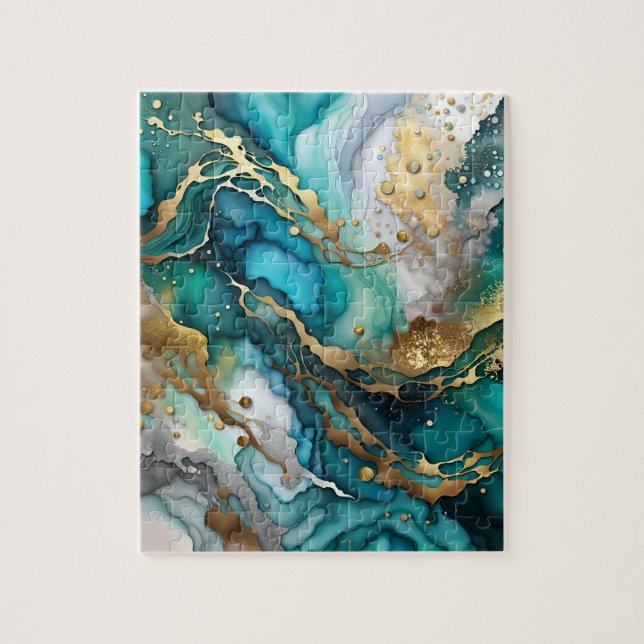 Impossible abstrait en marbre puzzle (Vertical)