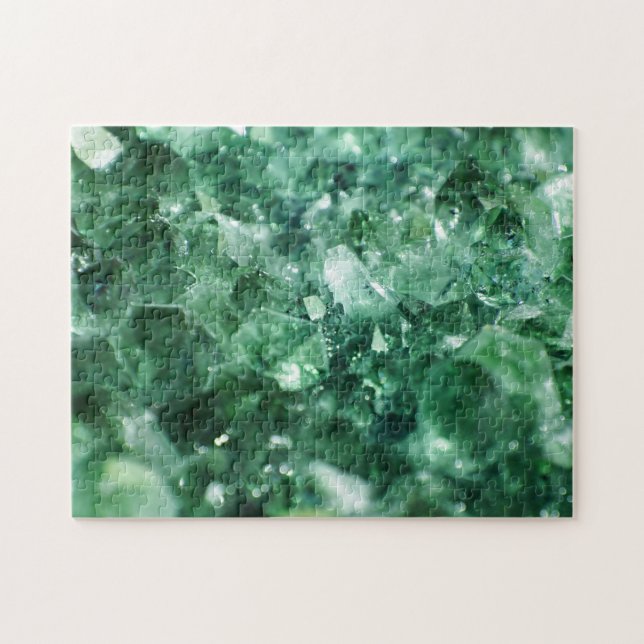 Impossible Puzzle - Emerald Gem Macro (Horizontal)