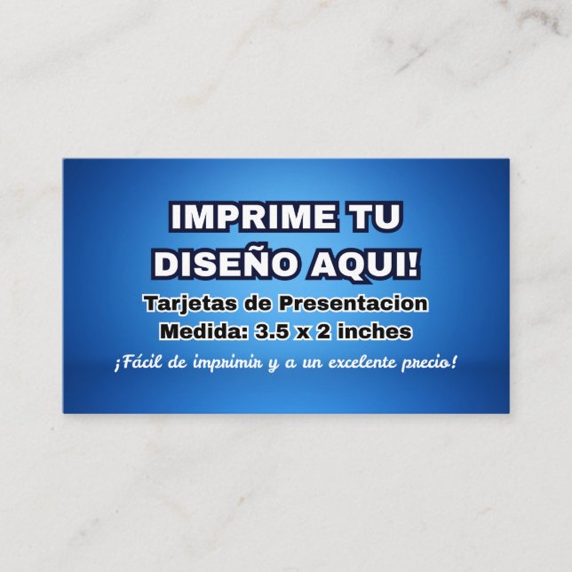 Impresio para Tarjetas de Presentacion Imprime Visitenkarte (Vorderseite)
