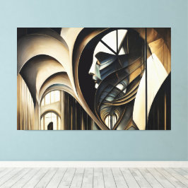 Impressão em Tela Abstract Realism Leinwanddruck