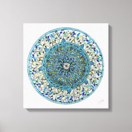 Impressão Em Tela Mandala Essência Floral Leinwanddruck