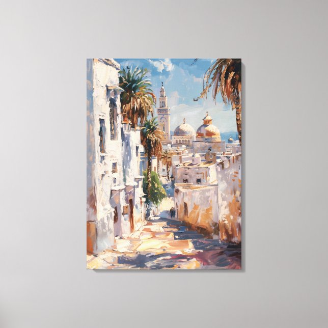 Impressinist picture of Tunis Leinwanddruck (Vorderseite)
