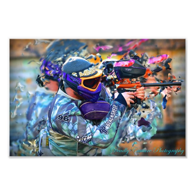 Impression 12x8 Surreal Paintball (Devant)