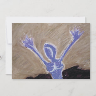 Impression abstraite   carte postale