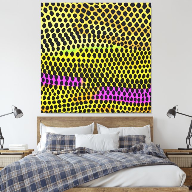 Impression Abstraite colorée "Vibrant Wilderness" (Insitu(Chambre))