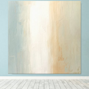 Impression abstraite rustique bleu beige olive gri