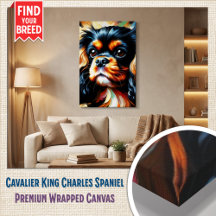 Impression acrylique Cavalier King Charles Spaniel
