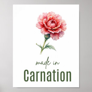 Impression aquarelle d'art mural de la fleur de na