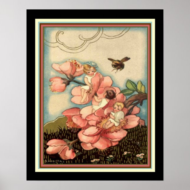 Impression Art Déco "Springtime" Ca. 1922- 16x20 (Devant)