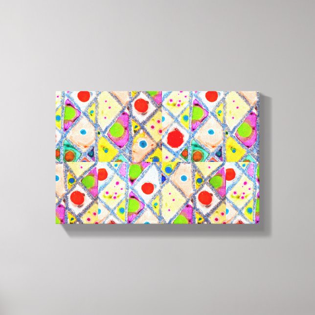 Impression artistique Abstraite par Miabo Enyadike (Recto)