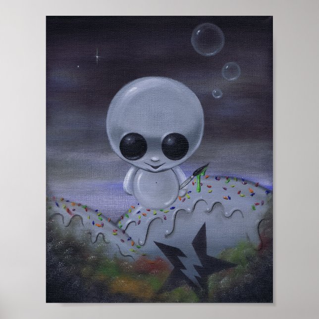 impression artistique d'artiste anxieux (Devant)