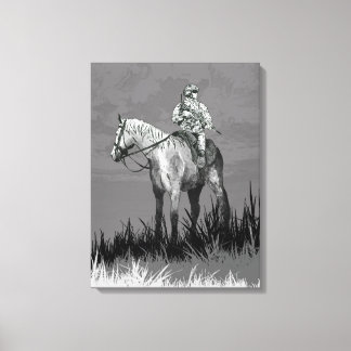 Impression artistique "Here There Be Knights" de J