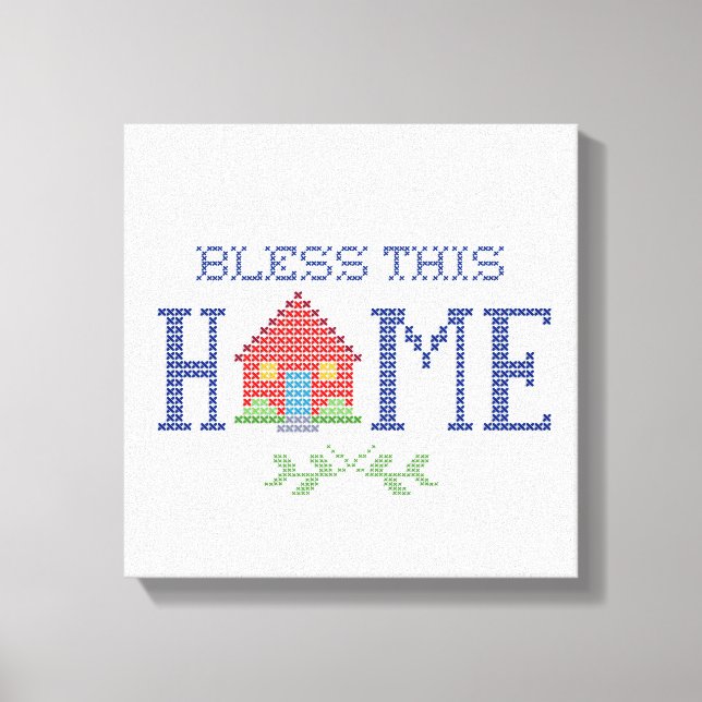 Impression Bless Home Canvas (Recto)