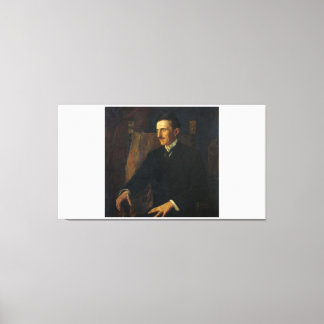 Impression bleue Nikola Tesla