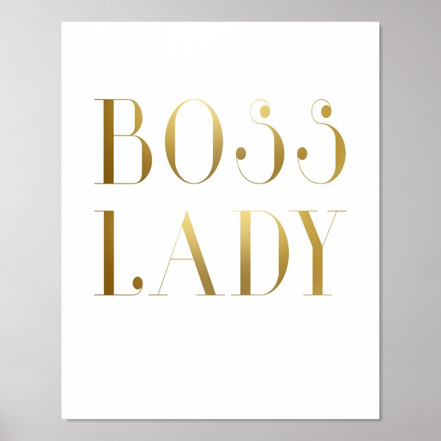 Impression Boss Lady Gold Foil (Recto)