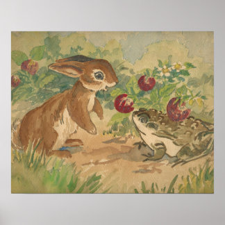 Impression Bunny et Toad 20 X 16
