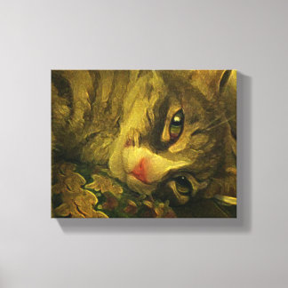 Impression Canvas Cat