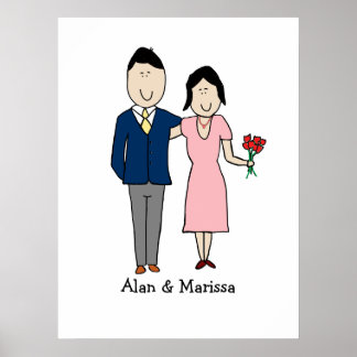 Impression couple classique - personnalisable 8,5