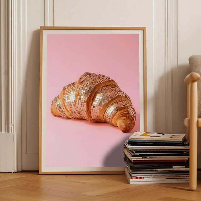 Impression Croissant Rose Impression Éclectique Ma (Créateur téléchargé)