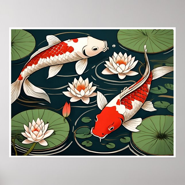 Impression d'archives Koi Carp (Devant)