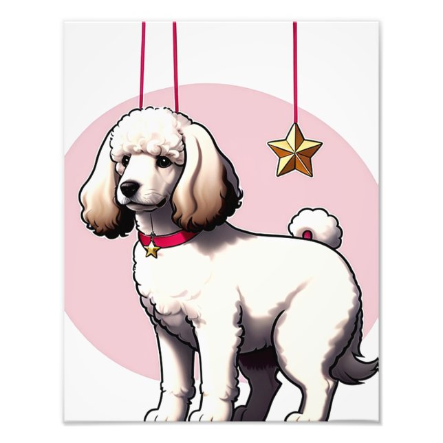 Impression d'art au crayon de chiot Beagle | Décor (Devant)