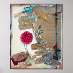 Impression d'art d'amour multimédia